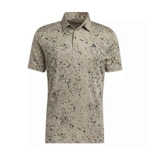 Adidas splatter jacquard polo